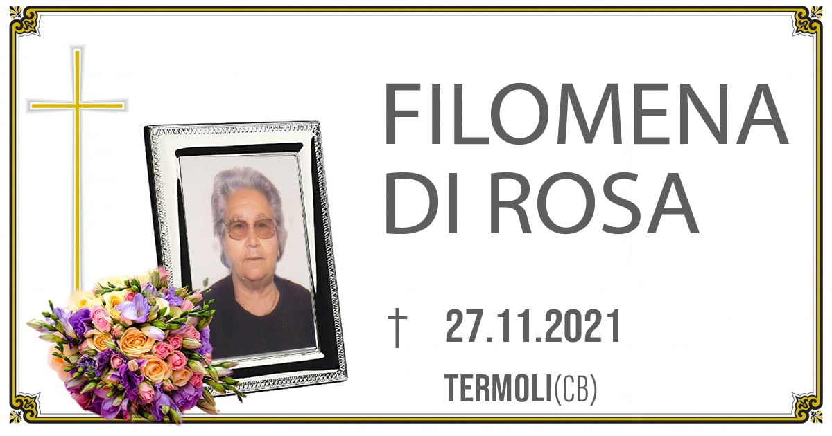 FILOMENA DI ROSA  27/11/2021